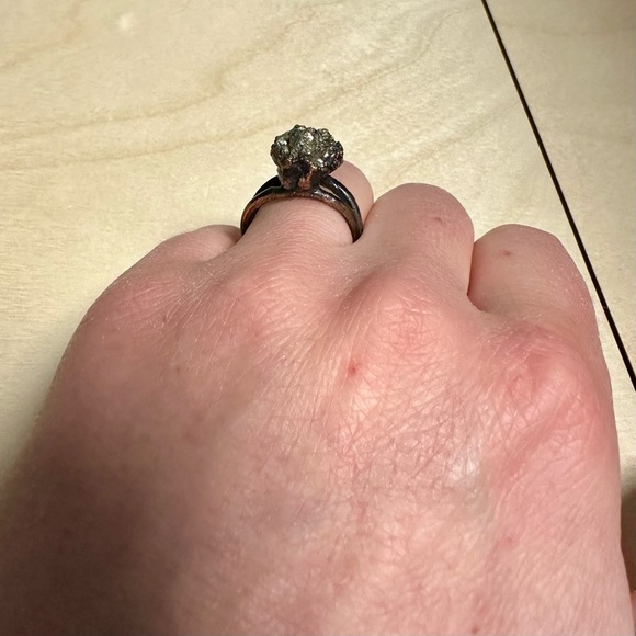 Copper hematite ring size 5 - Picture 7 of 7